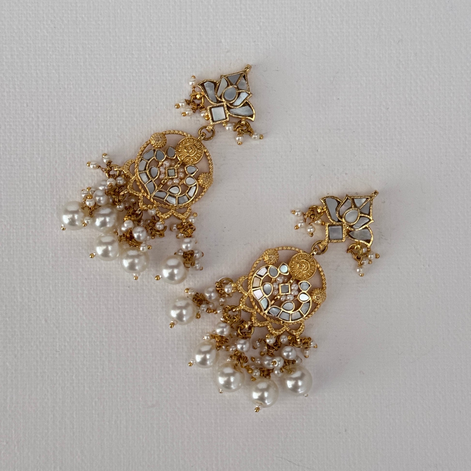 The Aisha Noorani Haar Set - close-up of handcrafted haar details